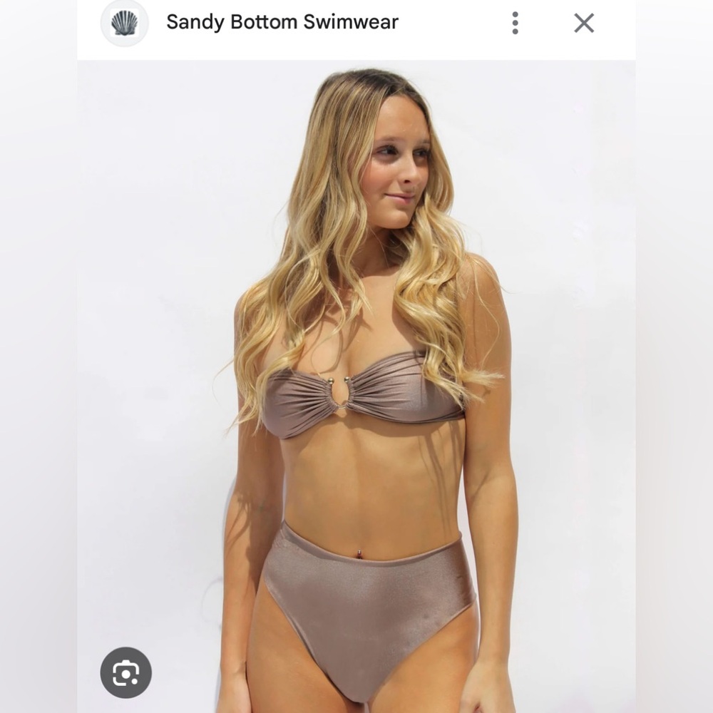 Sandy Bottom Swimwear, Vida seamless bikini in “beige”. One size, NWT!